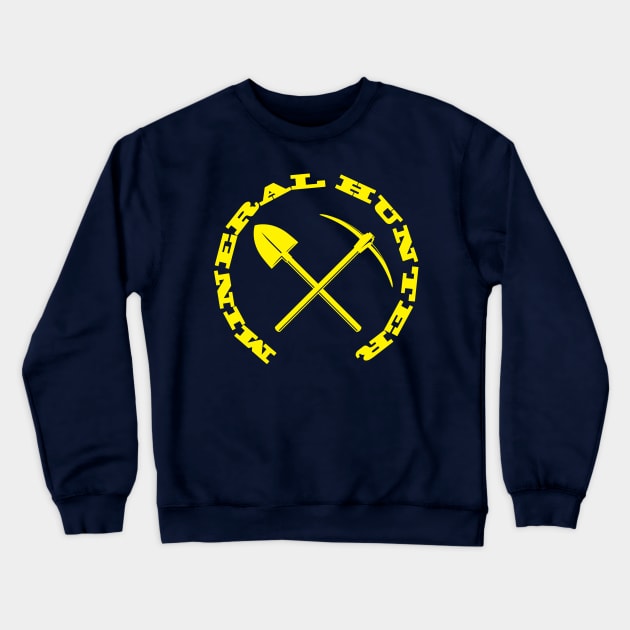 Mineral Hunter - Yellow Logo Crewneck Sweatshirt by In-Situ